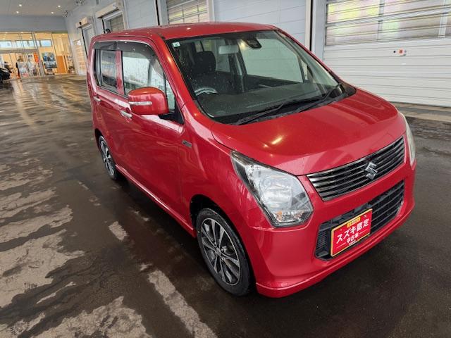 ワゴンＲ ２０周年記念車　ＭＨ３４型　２型　４ＷＤ　４ＷＤ　衝突被害軽減システム　アイドリングストップ　横滑り防止機能　衝突安全ボディ　オートライト　Ｂｌｕｅｔｏｏｔｈ　プッシュスタート　シートヒーター（6枚目）