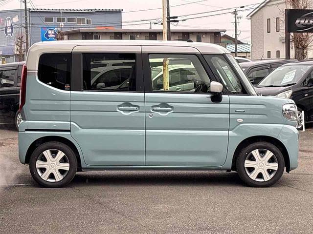 スペーシア ハイブリッドＸ　４ＷＤ　全周囲カメラ　両側電動スライドドア　クリアランスソナー　レーンアシスト　衝突被害軽減システム　オートライト　ＬＥＤヘッドランプ　スマートキー　アイドリングストップ　電動格納ミラー（4枚目）