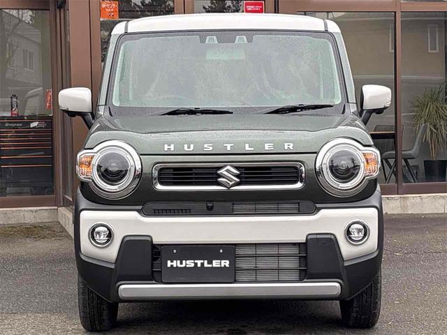 ハスラー ハイブリッドＸターボ　４ＷＤ　全周囲カメラ　ナビ　ＴＶ　オートクルーズコントロール　レーンアシスト　衝突被害軽減システム　オートライト　ＬＥＤヘッドランプ　スマートキー　アイドリングストップ　電動格納ミラー　シートヒーター（2枚目）