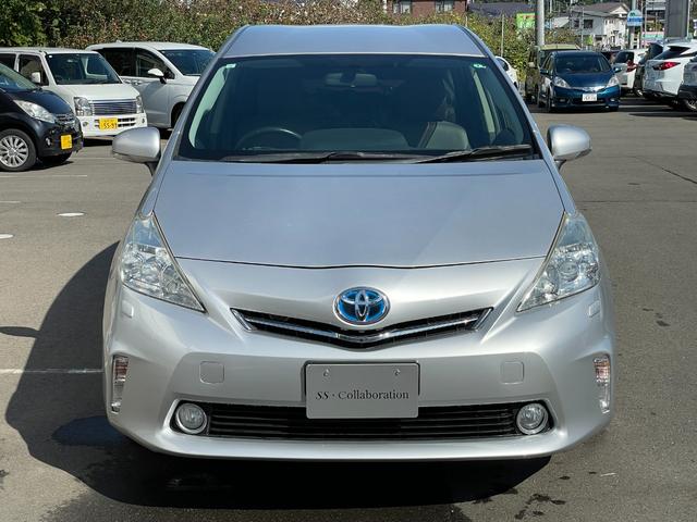 プリウスアルファ Ｇ　ＬＥＤヘッドライト　純正ナビ　ワンセグＴＶ　Ｂｌｕｅｔｏｏｔｈ　バックカメラ　ＥＴＣ　スマートキー　フォグランプ　クルーズコントロール　オートエアコン　内外装クリーニング済（2枚目）