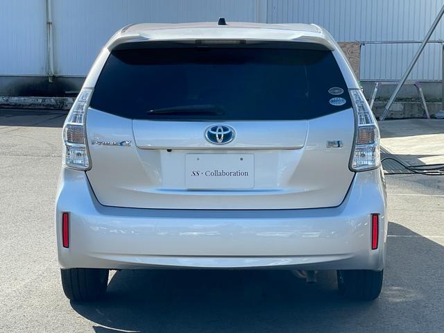 プリウスアルファ Ｇ　ＬＥＤヘッドライト　純正ナビ　ワンセグＴＶ　Ｂｌｕｅｔｏｏｔｈ　バックカメラ　ＥＴＣ　スマートキー　フォグランプ　クルーズコントロール　オートエアコン　内外装クリーニング済（6枚目）