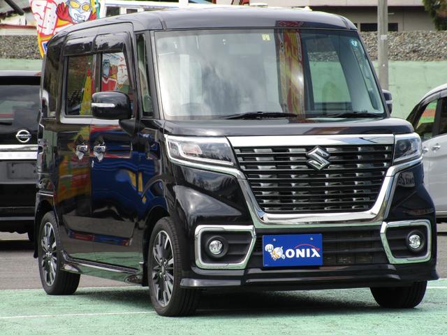スペーシアカスタム ハイブリッドＸＳターボ　４ＷＤ　カロッツェリアナビ　フルセグ　Ｂｌｕｅｔｏｏｔｈ　両側パワースライドドア　クルーズコントロール　ＬＥＤヘッドランプ　オートエアコン　ＬＥＤフォグランプ　プッシュスタート　シートヒーター（32枚目）