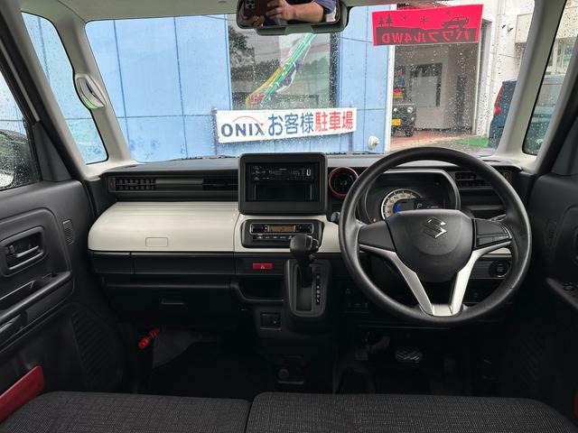 スペーシア ハイブリッドＧ　ハイブリッド４ＷＤ　衝突軽減ブレーキ　社外ＣＤオーディオ　車線逸脱　横滑り防止装置　アイドリングストップ　セキュリティアラーム　ライトレベライザー　パワーモード　シートヒーター　ミラーヒーター（2枚目）