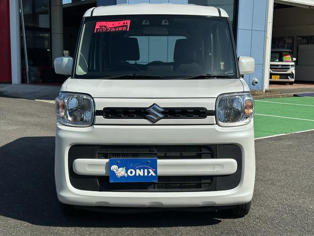 スペーシア ハイブリッドＧ　ハイブリッド４ＷＤ　衝突軽減ブレーキ　社外ＣＤオーディオ　車線逸脱　横滑り防止装置　アイドリングストップ　セキュリティアラーム　ライトレベライザー　パワーモード　シートヒーター　ミラーヒーター（22枚目）