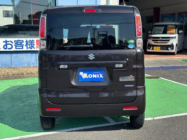 スペーシア ハイブリッドＧ　ハイブリッド４ＷＤ　ワンオーナー　社外ナビ　ＤＶＤ再生可能　フルセグＴＶ　シートヒーター　ＰＷＲスイッチ　横滑り防止装置　ミラーヒーター　シートヒーター　アイドリングストップ　ライトレベライザー（19枚目）
