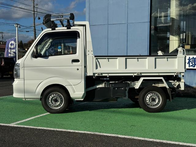 キャリイトラック 頑丈ダンプ　４ＷＤ　頑丈ダンプ　社外ナビ　社外ＬＥＤヘッドライト　フォグ　横滑り防止装置　ライトレベライザー　エアコン　パワステ　社外ルーフキャリア（16枚目）