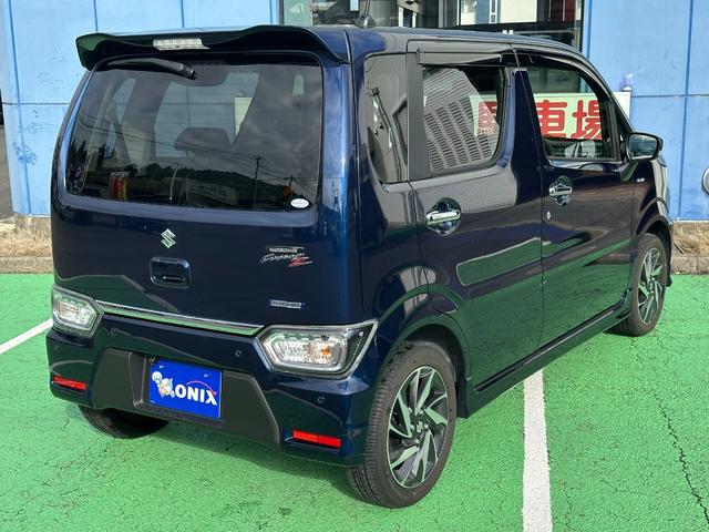 ワゴンＲカスタムＺ ハイブリッドＺＴ　４ＷＤターボ　社外ナビゲーション　Ｂｌｕｅｔｏｏｔｈ　ＤＶＤ再生可能　パドルシフト　ＬＥＤヘッドライト　アダプティブクルーズコントロール　前席シートヒーター　ミラーヒーター　純正１５インチアルミ（27枚目）
