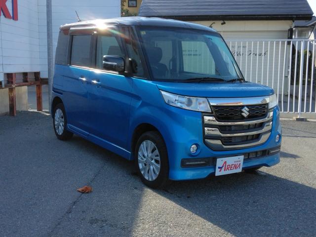 スペーシアカスタムＺ ベースグレード　４ＷＤ　ドライブレコーダー　ＥＴＣ　両側スライド・片側電動　ＴＶ　レーンアシスト　衝突被害軽減システム　ＨＩＤ　スマートキー　アイドリングストップ　電動格納ミラー　ベンチシート　ＣＶＴ（13枚目）