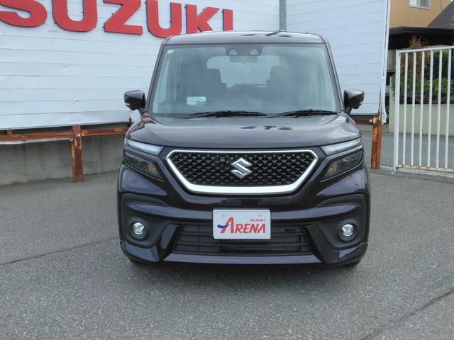 ソリオバンディット ハイブリッドMV 4WD 全周囲カメラ ナビ TV クリアランスソナー オートクルーズコントロール レーンアシスト 衝突被害軽減システム 両側電動スライドドア オートライト LEDヘッドランプ スマートキー(12枚目)