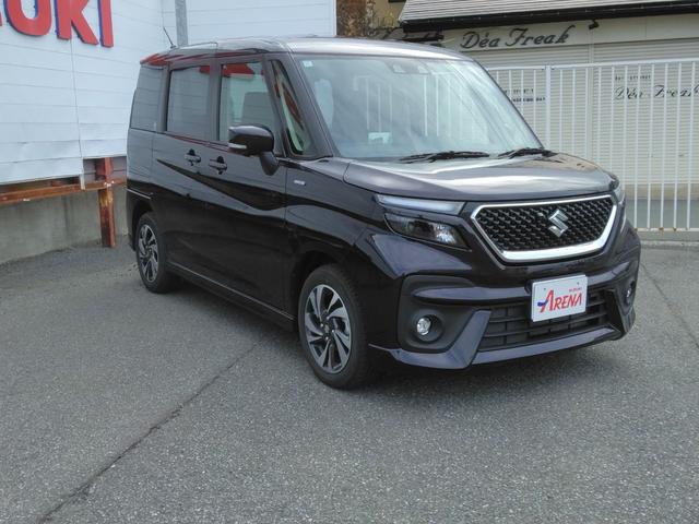 ソリオバンディット ハイブリッドMV 4WD 全周囲カメラ ナビ TV クリアランスソナー オートクルーズコントロール レーンアシスト 衝突被害軽減システム 両側電動スライドドア オートライト LEDヘッドランプ スマートキー(13枚目)