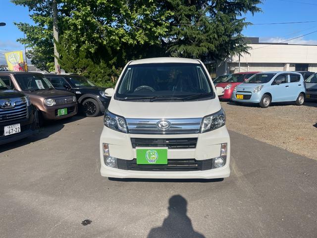 ムーヴ カスタム　Ｘ　４ＷＤ　車検Ｒ８年５月まで　社外フルセグナビ　ＥＴＣ　純正アルミホイール　ＨＩＤヘッドライト　オートエアコン　エコアイドル　チルトステアリング（2枚目）