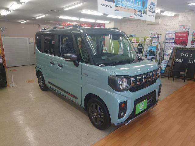 スペーシアギア ハイブリッドＸＺ　車検令和９年１１月　両側パワースライドドア　電動パーキングブレーキ　シートヒーター　ステアリングヒーター　クルーズコントロール　ＵＳＢ端子（3枚目）