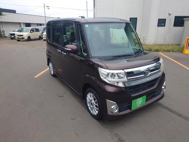 タント カスタムＸ　４ＷＤ　車検令和８年１１月　両側スライド片側電動ドア　フルセグナビ　ドライブレコーダー　ＥＴＣ　キーレス　プッシュスタート（4枚目）