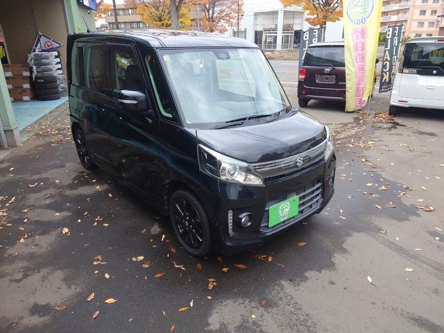 スペーシアカスタム ＸＳリミテッド　４ＷＤ　車検２年　フルセグナビ　両側パワースライドドア　ＥＴＣ　レーダーサポートブレーキ　フォグランプ　アイドリングストップ　シートヒーター　横滑り防止　純正アルミホイール（4枚目）