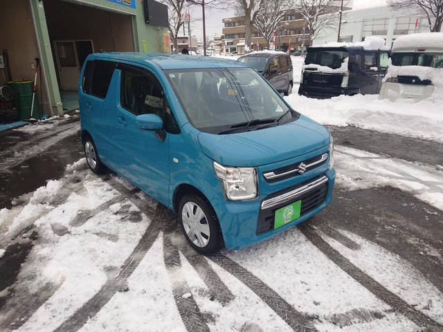 ワゴンＲ ＦＸ　４ＷＤ　車検令和９年４月　デュアルセンサーサポートブレーキ　ＣＤコンポ　横滑り防止　パーキングセンサー　ドライブレコーダー前後（4枚目）
