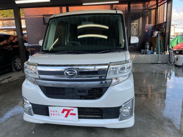 タント カスタムＸ　ＳＡ　４ＷＤ　ナビ　テレビ　スマートキー　アイドリングストップ　スタッドレスタイヤ　電動スライドドア（4枚目）