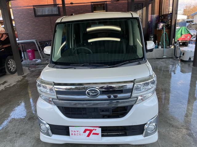 タント カスタムＸ　ＳＡ　４ＷＤ　ナビ　テレビ　スマートキー　アイドリングストップ　スタッドレスタイヤ　電動スライドドア（14枚目）