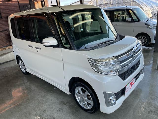 タント カスタムＸ　ＳＡ　４ＷＤ　ナビ　テレビ　スマートキー　アイドリングストップ　スタッドレスタイヤ　電動スライドドア（16枚目）