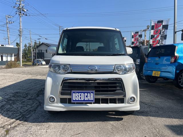タント カスタムＲＳ　ターボ４ＷＤ　ナビ・ＴＶ・Ｂカメラ　左側パワースライドドア　禁煙車　修復歴無　関東仕入車両（2枚目）