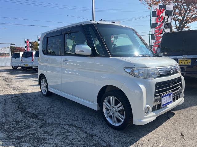 タント カスタムＲＳ　ターボ４ＷＤ　ナビ・ＴＶ・Ｂカメラ　左側パワースライドドア　禁煙車　修復歴無　関東仕入車両（4枚目）
