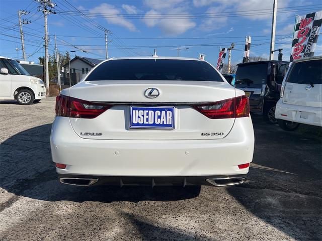 ＧＳ ＧＳ３５０　バージョンＬ　ナビ・ＴＶ・Ｂカメラ・ＥＴＣ　本革シート　シートヒーター　車高調　現状販売（6枚目）