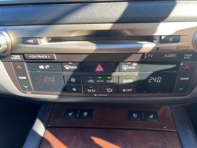 ＧＳ ＧＳ３５０　バージョンＬ　ナビ・ＴＶ・Ｂカメラ・ＥＴＣ　本革シート　シートヒーター　車高調　現状販売（13枚目）