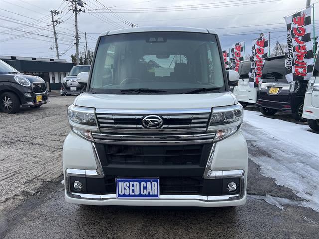 タント カスタムＲＳ　トップエディションＳＡＩＩＩ　ターボ　純正８インチフルセグナビ・バックカメラ　ＥＴＣ　両側パワースライドドア　エコアイドル　スマートアシスト　修復歴無　現状販売（2枚目）