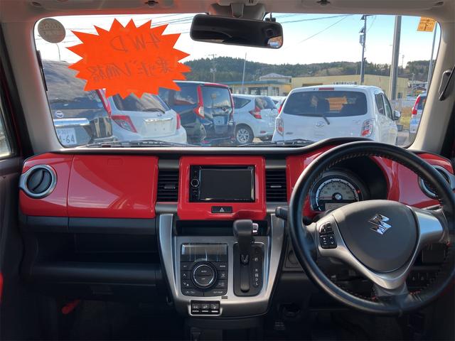 ハスラー Jスタイル 4WD ETC バックカメラ ナビ TV 衝突被害軽減システム オートライト HID スマートキー アイドリングストップ 電動格納ミラー シートヒーター ベンチシート CVT 盗難防止システム ABS(2枚目)