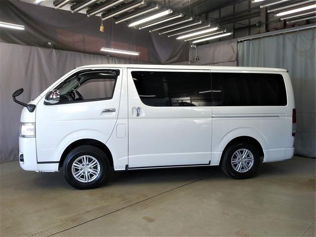 ハイエースバン ロングスーパーGL 4WD 寒冷地 衝突被害軽減システム ディーゼル メモリーナビ バックカメラ フルセグ アルミホイール スマートキー ETC 盗難防止装置 キーレス 横滑り防止機能 ワンオーナー(2枚目)