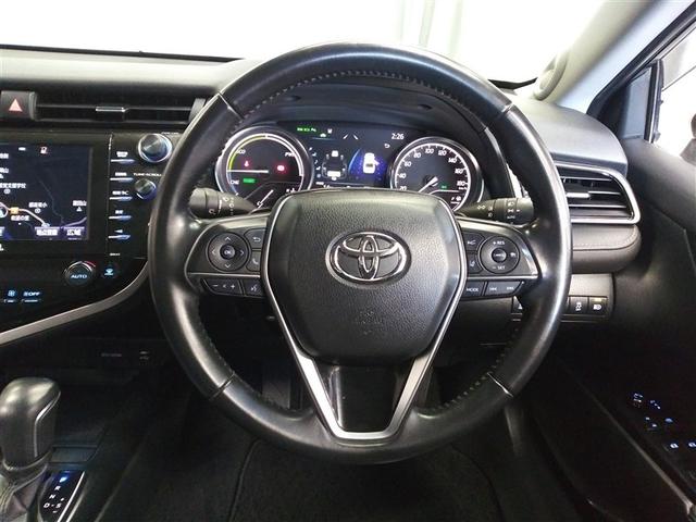 カムリ WSレザーパッケージ 寒冷地 衝突被害軽減システム メモリーナビ バックカメラ フルセグ 革シート LEDヘッドランプ フルエアロ アルミホイール スマートキー オートクルーズコントロール ETC 盗難防止装置 電動シート(10枚目)