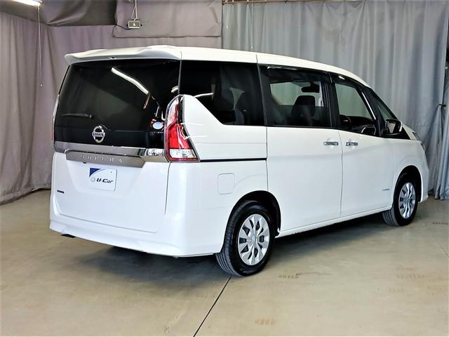 セレナ HV セカンドスライドUP 4WD 衝突被害軽減システム メモリーナビ バックカメラ 両側電動スライド ワンセグ LEDヘッドランプ スマートキー オートクルーズコントロール アイドリングストップ ETC 盗難防止装置 キーレス(5枚目)