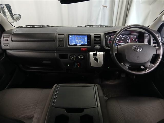 ハイエースバン ＤＸ　４ＷＤ　寒冷地　ディーゼル　メモリーナビ　バックカメラ　ワンセグ　ＥＴＣ　盗難防止装置　キーレス　横滑り防止機能　３列シート　ベンチシート　乗車定員９人（9枚目）