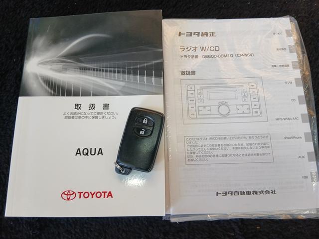 アクア Ｓ　衝突被害軽減システム　スマートキー　ＥＴＣ　盗難防止装置　キーレス　横滑り防止機能　ハイブリッド（39枚目）