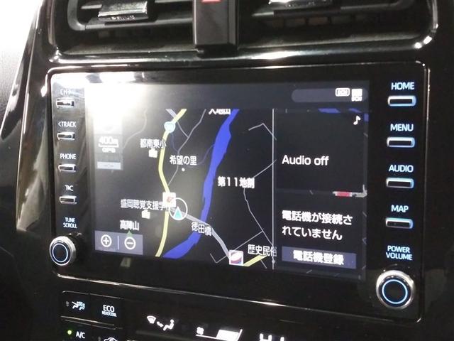 プリウス Ｓ　４ＷＤ　寒冷地　衝突被害軽減システム　メモリーナビ　バックカメラ　ＬＥＤヘッドランプ　アルミホイール　スマートキー　オートクルーズコントロール　ＥＴＣ　盗難防止装置　キーレス　横滑り防止機能（7枚目）