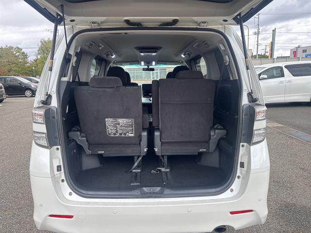 ヴェルファイア 2.4Z プラチナセレクションII 4WD 禁煙車 バックカメラ ナビ TV クリアランスソナー 両側電動スライドドア HID 電動リアゲート スマートキー 電動格納ミラー 後席モニター 3列シート オットマン CVT アルミホイール(20枚目)