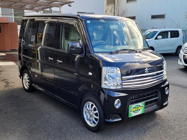 エブリイワゴン PZターボ 4WD ETC バックカメラ 両側スライド・片側電動 ナビ TV キーレスエントリー 電動格納ミラー シートヒーター AT 盗難防止システム ABS CD DVD再生 USB Bluetooth(4枚目)