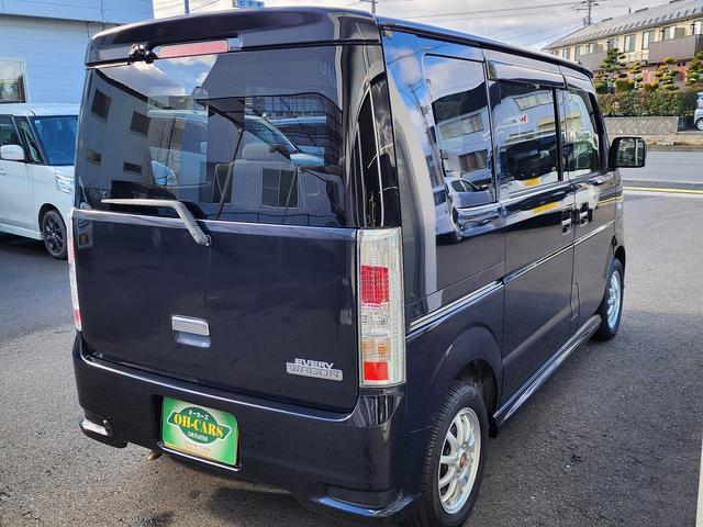 エブリイワゴン PZターボ 4WD ETC バックカメラ 両側スライド・片側電動 ナビ TV キーレスエントリー 電動格納ミラー シートヒーター AT 盗難防止システム ABS CD DVD再生 USB Bluetooth(10枚目)