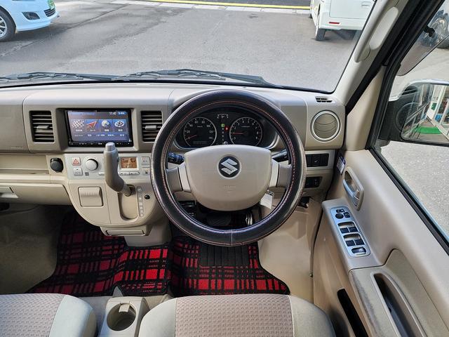 エブリイワゴン PZターボ 4WD ETC バックカメラ 両側スライド・片側電動 ナビ TV キーレスエントリー 電動格納ミラー シートヒーター AT 盗難防止システム ABS CD DVD再生 USB Bluetooth(12枚目)