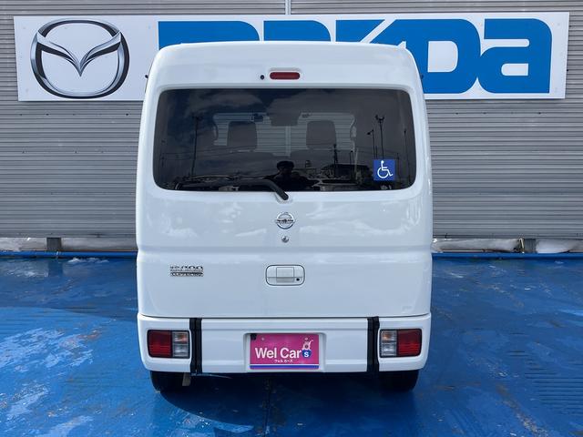 ＮＶ１００クリッパーリオ チェアキャブ車いす移動車　４ＷＤ　ターボ車　車いす用スロープ　電動ウインチ　手摺り　リヤヒーター　シートヒーター　社外ＳＤナビ　バックカメラ　ドラレコ　分割可倒式リヤシート　スライドドアクローザー　スマートキー（8枚目）