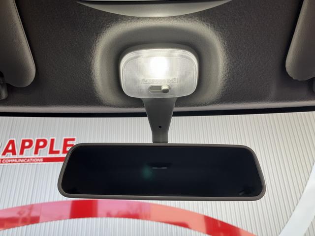 バックミラーとルームライトです。