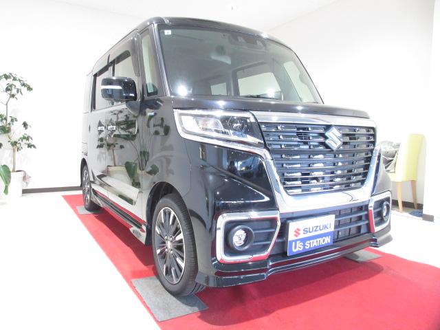 スペーシアカスタム カスタム HYBRID XS【4WD】全方位カメラ・ナビ付(2枚目)