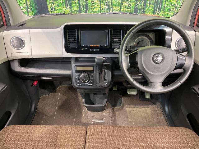 モコ Ｘ　純正ナビ　バックカメラ　禁煙車　オートエアコン　Ｂｌｕｅｔｏｏｔｈ　ＣＤ　ＤＶＤ再生　ベンチシート　純正１４インチアルミホイール　電動格納ミラー（2枚目）