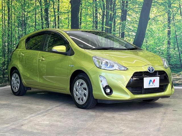 アクア S 純正ナビ 禁煙車 ドラレコ LEDヘッド ETC オートライト オートエアコン Bluetooth CD DVD再生 地デジ LEDフォグ 純正ホイール(23枚目)