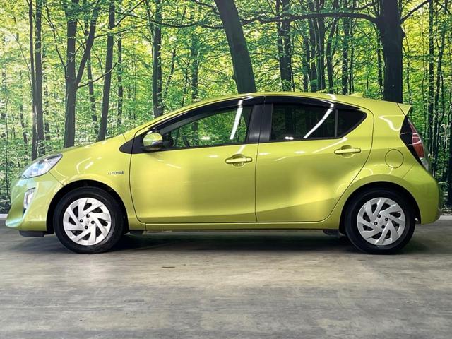 アクア S 純正ナビ 禁煙車 ドラレコ LEDヘッド ETC オートライト オートエアコン Bluetooth CD DVD再生 地デジ LEDフォグ 純正ホイール(26枚目)