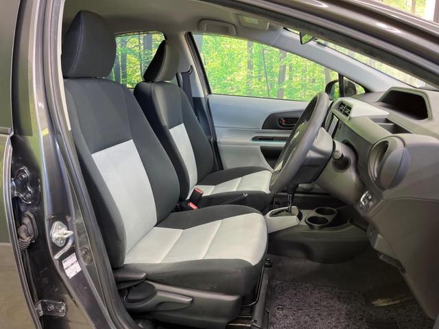 アクア S SDナビ 禁煙車 スマートキー ETC オートライト オートエアコン CD DVD再生 フルセグ ステアリングスイッチ シートリフター プライバシーガラス ドアバイザー ヘッドライトレベライザー(8枚目)