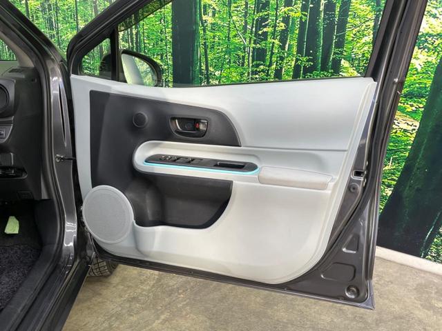 アクア S SDナビ 禁煙車 スマートキー ETC オートライト オートエアコン CD DVD再生 フルセグ ステアリングスイッチ シートリフター プライバシーガラス ドアバイザー ヘッドライトレベライザー(34枚目)