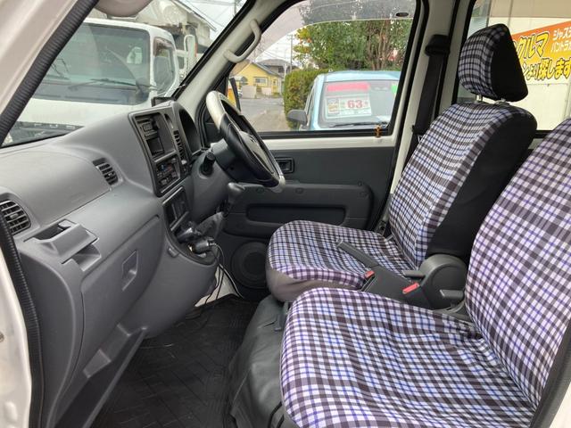 ハイゼットカーゴ デッキバンＧ　４ＷＤ　５速マニュアル　両側スライドドア　前方ドラレコ　ポータブルナビ　荷台マッド　社外アルミ　ＣＤデッキ　シートカバー　車検Ｒ９年１月　パワステ　エアコン　パワーウィンドウ　１７３７１５ｋｍ　軽バン（45枚目）