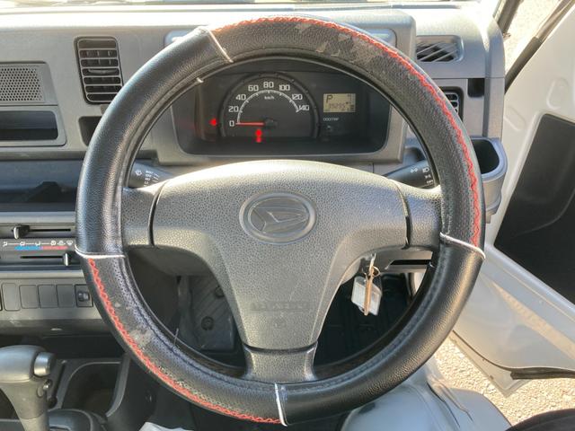 ハイゼットトラック ローダンプ 電動式 三方開 4WD フロアオートマチック LEDヘッドライト ゲートプロテクター ラジオデッキ パワステ 運転席・助手席エアバック タイヤサイズ145R12-6PR 軽トラ 39295km(33枚目)