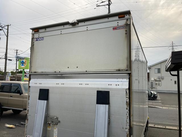 キャンター 　パブコパネルバン　新明和パワーゲート　４ＷＤ　ＡＴ　ディーゼルターボ　荷台内寸４３００・１７６０・２０７０　アルミ縞鋼板　ラッシングレール２段　バックモニター　フォグ　左電格ミラー　３７４６４７ｋｍ（22枚目）