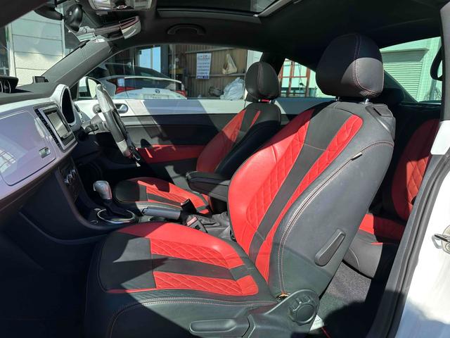 ザ・ビートル ターボ　クールスターｐｋｇ　Ａｌｐｉｌ　９１１ルック前後バンパー　マフラー　ＷＯＲＫ１９ＡＷ　車高調　内装張替え　カーボンコンビステアリング　シフトノブ　　プッシュスタート　カロッツェリアナビＴＶ　ＥＴＣ（12枚目）